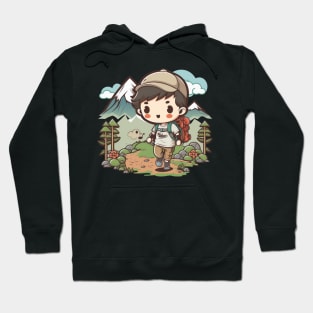 Ready to conquer this mountain with my kawaii hiking squad Hoodie